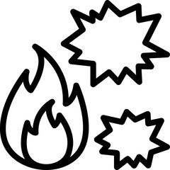 Blaze Burst Icon