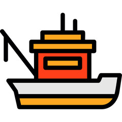 Fishing boat Icon