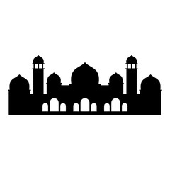 Mosque Silhouette Vector Design