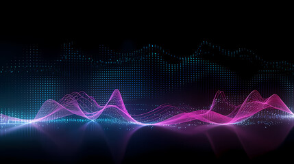 Fototapeta premium Modern digital abstract 3D background, abstract lines background