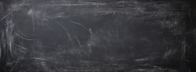 Blackboard background abstract texture of chalk rubbed out dark wall - obrazy, fototapety, plakaty