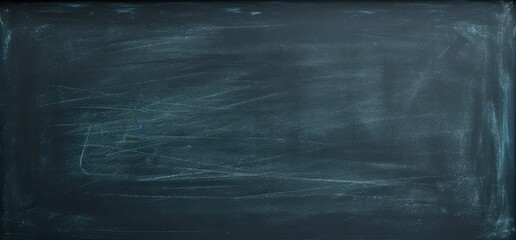 Blackboard background abstract texture of chalk rubbed out dark wall