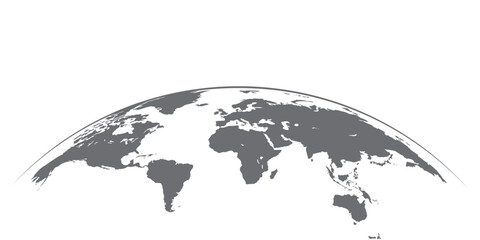 Globe vector art in dark background