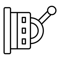   Knife Switch line icon
