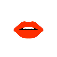 Red Lips Of a Sexy Woman