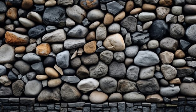 View of abstract stones