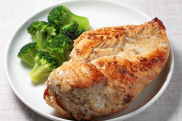 鶏むね肉のステーキ