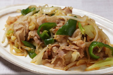 肉野菜炒め