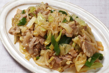 肉野菜炒め