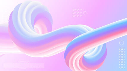 liquid background design withn trendy colors