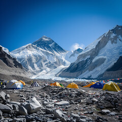 landscape in the himalayas