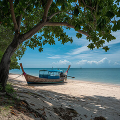 boat on the beach