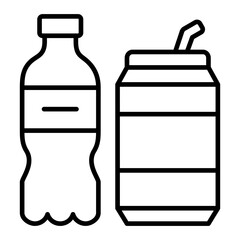   Soda line icon