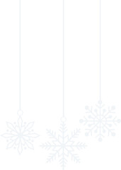 Fototapeta na wymiar Hanging Christmas Snowflake