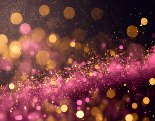 Luxurious Glitter Texture for Festive Backdrops pink and gold