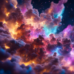 Fototapeta na wymiar Nebula wallpaper and background