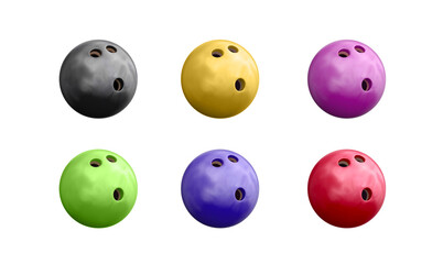 bowling balls. 3D model - 712359067