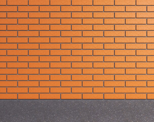 brick wall 3D model - 712359078