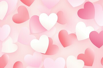 로맨틱 파스텔톤 하트 배경
