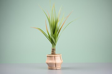 yucca plant isolated on neutral background