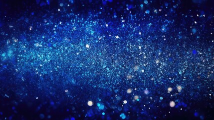 vibrant blue glitter background illustration shimmer iridescent, dazzling glistening, radiant cobalt vibrant blue glitter background - obrazy, fototapety, plakaty