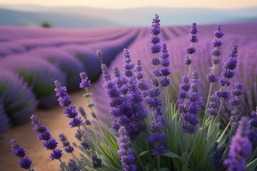 lavender field region. 