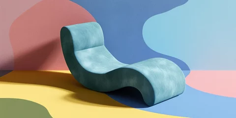 Foto auf Acrylglas modern armchair © megavectors