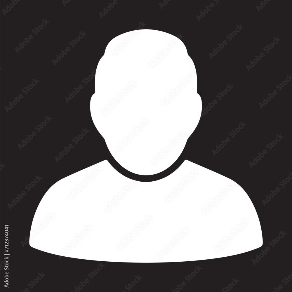 Poster user icon vector. profile symbol in trendy flat style. profile vector icon illustration isolated on 