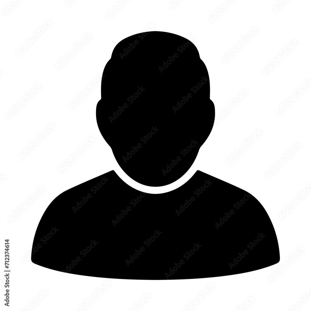 Poster user icon vector. profile symbol in trendy flat style. profile vector icon illustration isolated on 