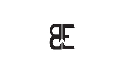 Obraz premium BE, EB, E, B Abstract Letters Logo Monogram