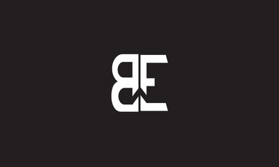 BE, EB, E, B Abstract Letters Logo Monogram