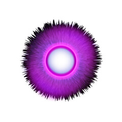 Fototapeta premium Purple Neon Circular Burst