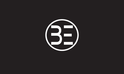 BE, EB, E, B Abstract Letters Logo Monogram