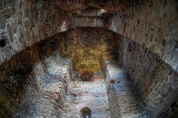 Fortress Ruins of Yoros Castle, Yoros Kalesi, or Genoese Castle, an ancient Byzantine castle at the...