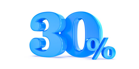 30 percent 3d rendering blue metal discount