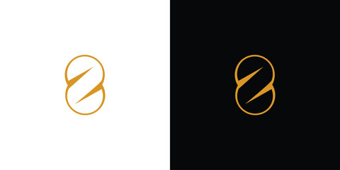  Unique and luxurious number 8 logo design 2