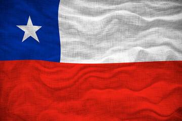 National flag  of Chile.. Background  with flag  of Chile.