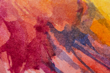 Watercolor wash. Painted in watercolor on a white background. Hand painted watercolor background. 