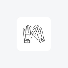 Toolbox grey thin line icon , vector, pixel perfect, illustrator file