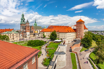 Wawel Royal Castle and Cathedral in Cracow, Poland