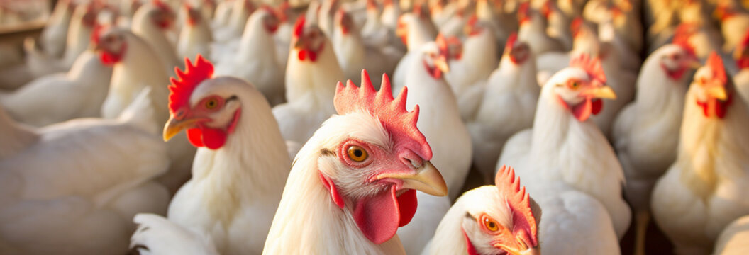 chickens on the farm