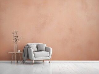 A design scene with armchair,home interior design ideas 2024