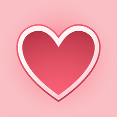 Valentine's day background with product display and Heart Shaped Balloons. Valentine's day banner.