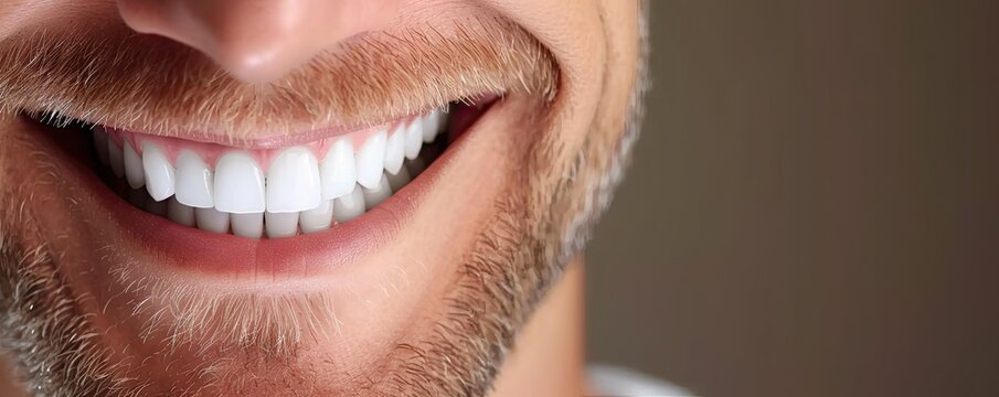 White smile of young man showing healthy tooth and mouth dentistry in dental care background happy face with clean whitening cheerful beauty laughter perfect fresh oral health handsome guy in clinic