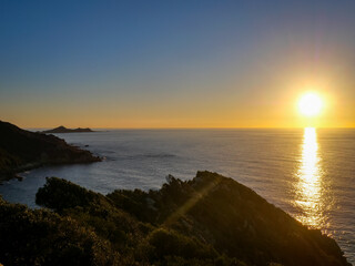 Corse - Coucher de soleil sur les Îles Sanguinaires
