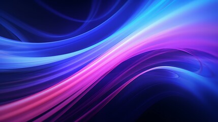 Obraz premium Neon Waves Background