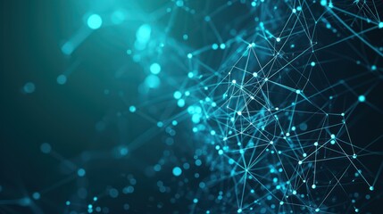 Digital technology blue background	