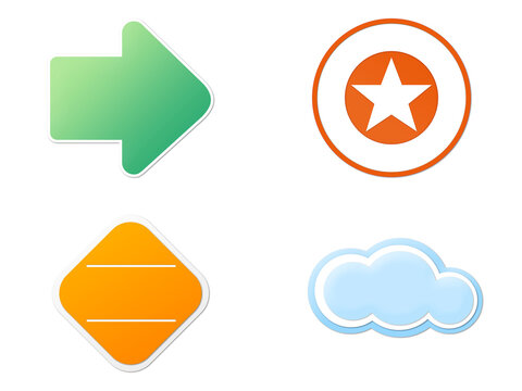 Lineup of Sleek Badges, Innovative Logo Embellishments, and Boutique Store Labels