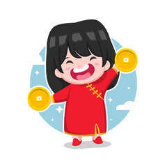 chinese new year cartoon illustration

