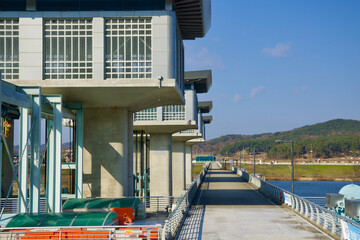 Cycling and Pedestrian Bridge Over Nakdan Weir